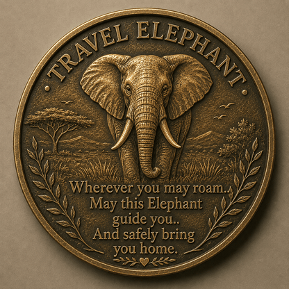 🐘 Travel Elephant Lucky Coin