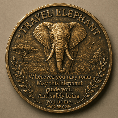 🐘 Travel Elephant Lucky Coin