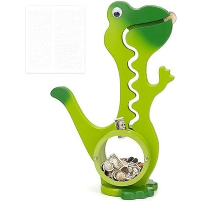 🦕 Interactive Dinosaur Coin Bank