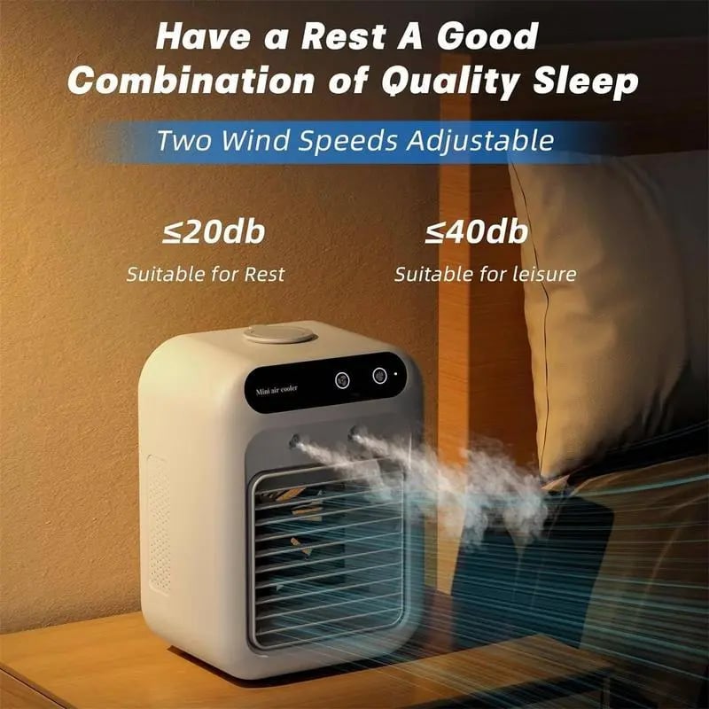 (🎁Last Day 49% OFF)❄️Mini Portable Air Conditioner with Cooling and Humidification Function