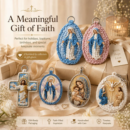 ✨ Handmade Sacred Key Charms | Devotion on the go🧶