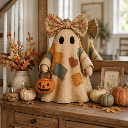 🏆Limited Time Sale 49% OFF🍂👻 Lighted Vintage Patchwork Ghost