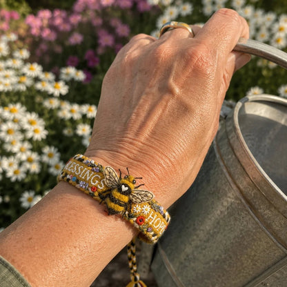 🌼Blessings & Hope 🐝2026 Limited Edition Handmade Honey Bee Woven Bracelet