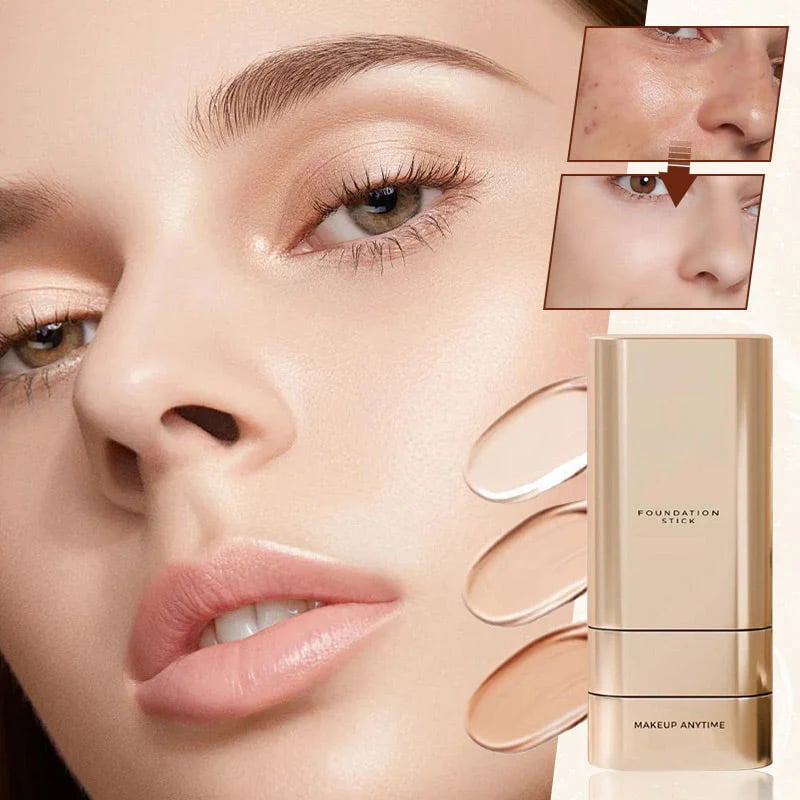 ✨Double-ended stick foundation, flawless and long-lasting.