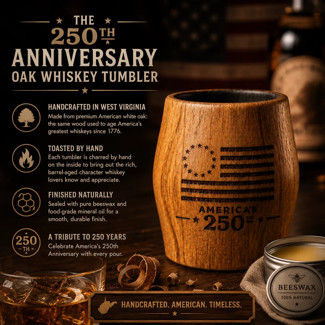 🥃🇺🇸250th Anniversary Limited Edition Tumbler(✨Buy 2 Free Shipping)