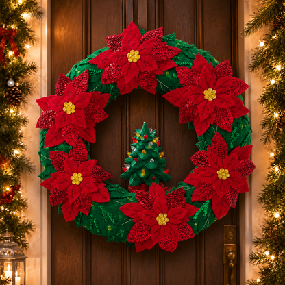 🥇 Limited Edition Handcrafted Felt Holiday Wreath™
