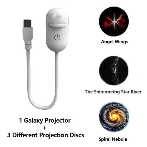 2-in-1 Galaxy Star Projector Starry Projector Light