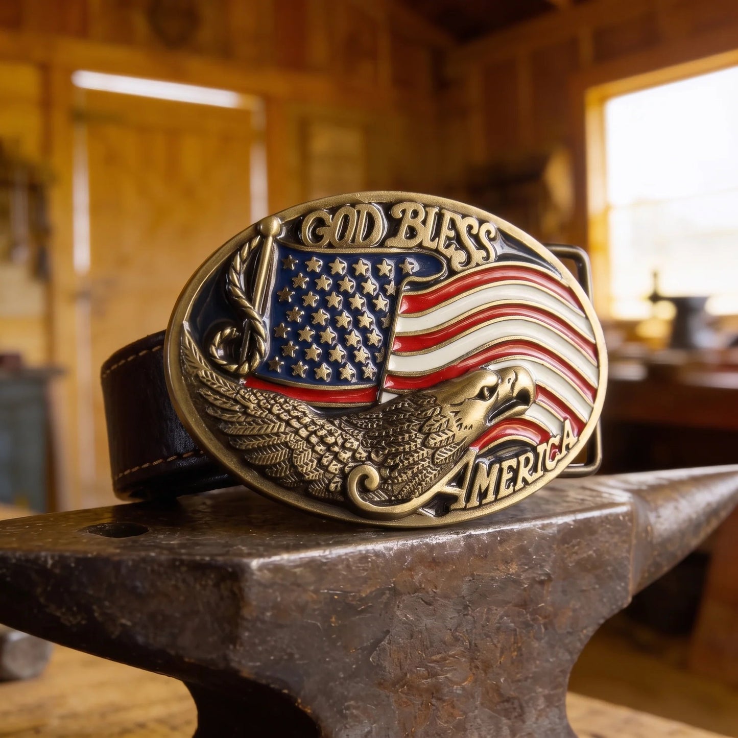Western Cowboy Belt Buckle – A Symbol of Faith, Strength & Heritage