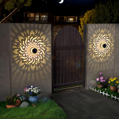🔥Solar Mandala Projector Light Patio Ambient Decor