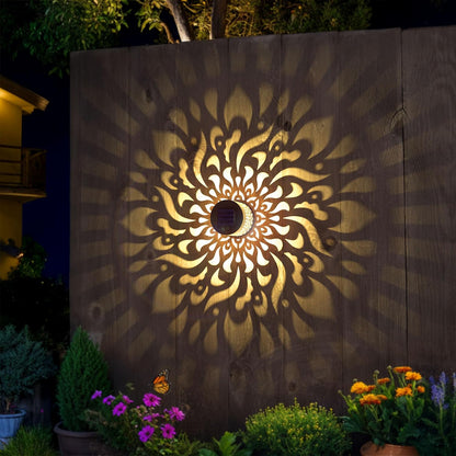 🔥Solar Mandala Projector Light Patio Ambient Decor