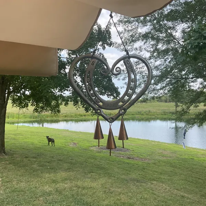 100% Handmade | The Horseshoe Heart Wind Chime ❤ (Handmade by Robert Anderson®)