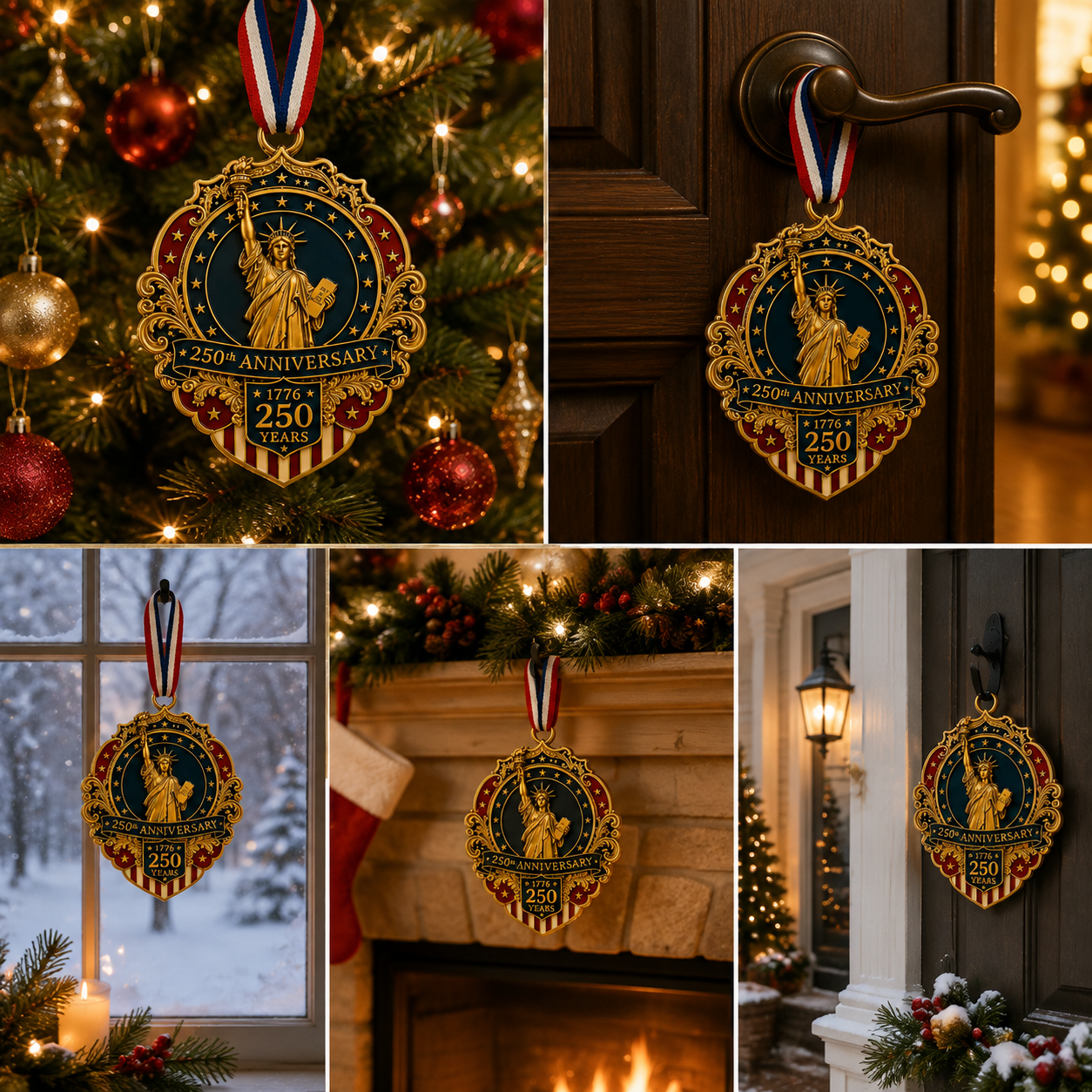 🔥Statue of Liberty 250th Anniversary Christmas Tree Ornament