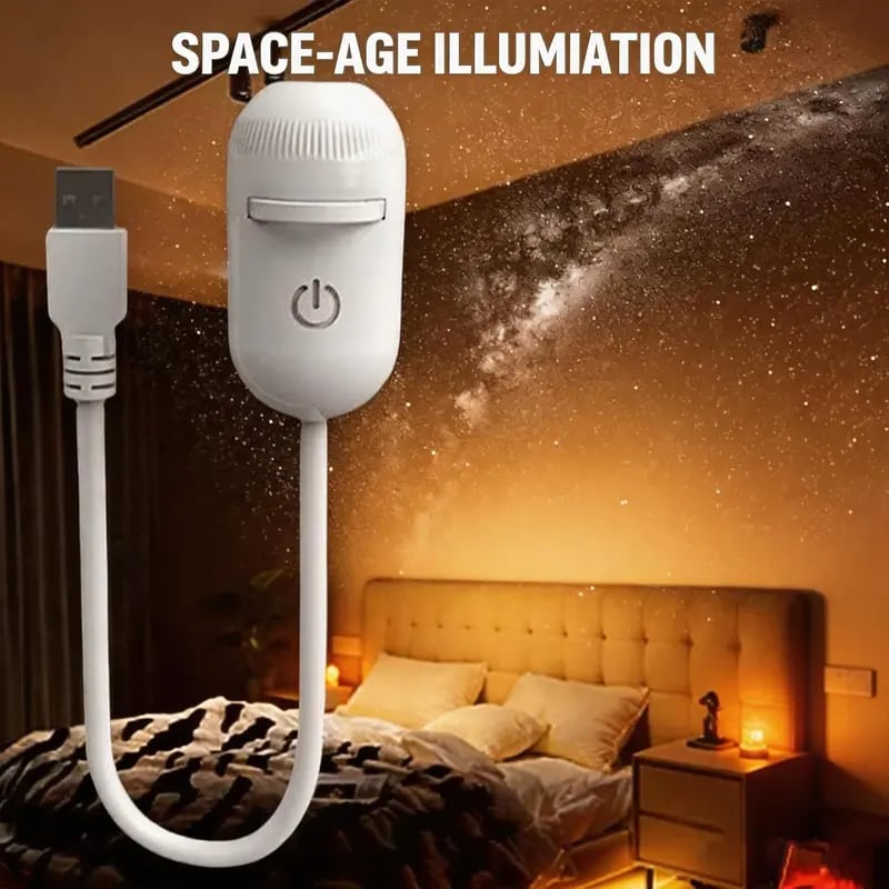2-in-1 Galaxy Star Projector Starry Projector Light