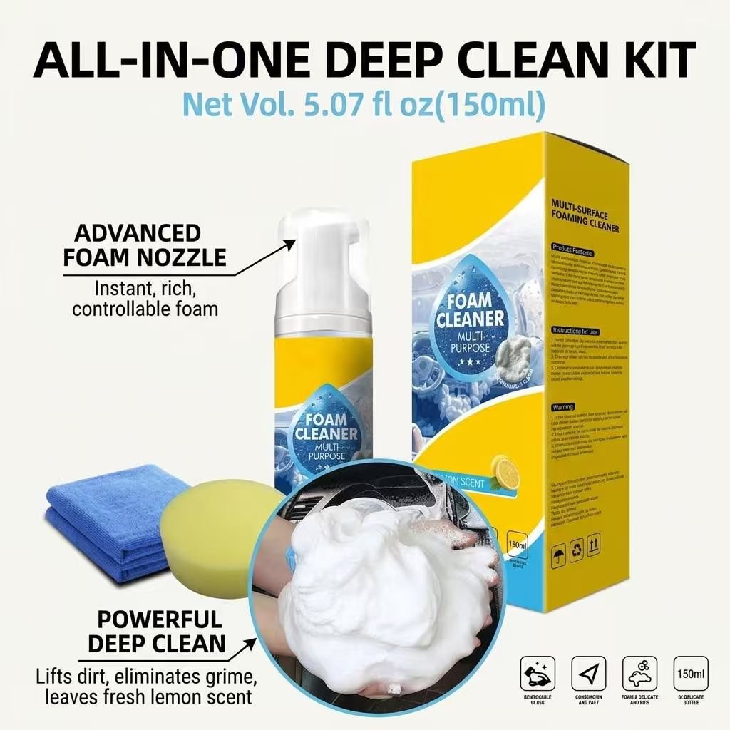 🔥Last Day 49% OFF💦4-in-1 Multi-Enzyme Foam Cleaner