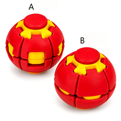 Press-to-Spin Stress Relief Fidget Ball