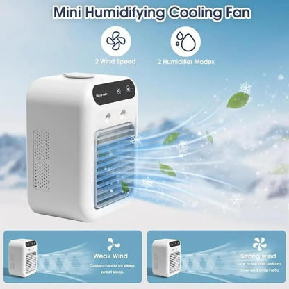 (🎁Last Day 49% OFF)❄️Mini Portable Air Conditioner with Cooling and Humidification Function