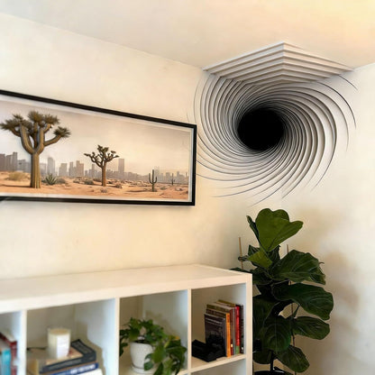 3D Wall Art Optical Illusion Corner Wall Decal