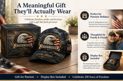 ✨250 Years of Freedom Eagle Cap❤️A proud tribute to America’s strength, sacrifice, and enduring spirit