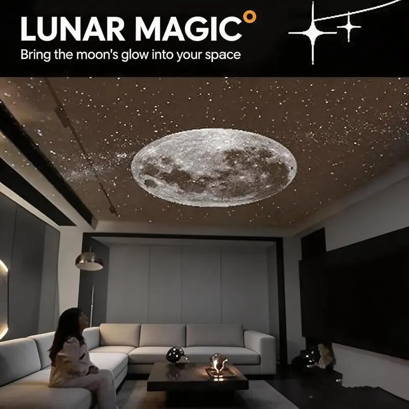 2-in-1 Galaxy Star Projector Starry Projector Light