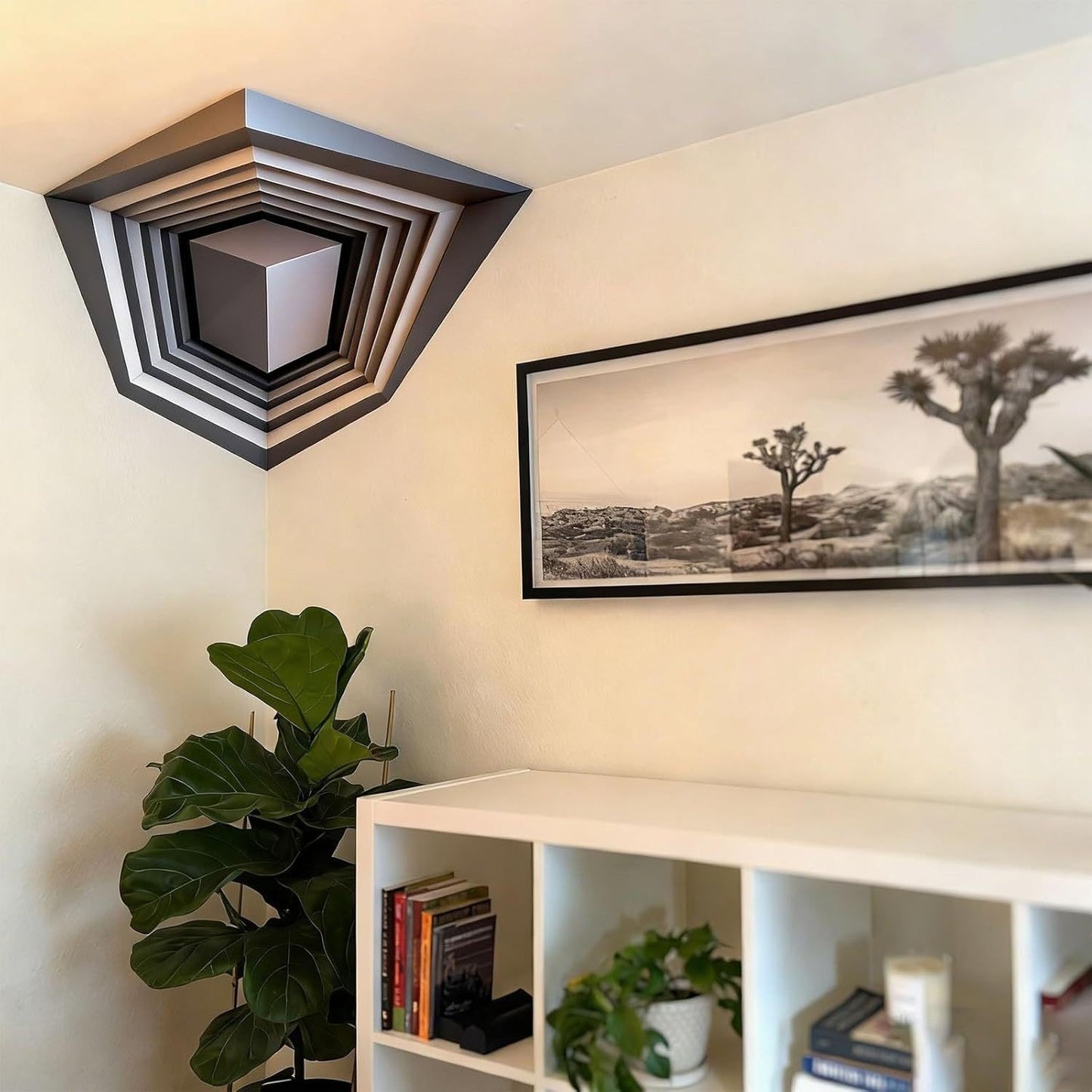 3D Wall Art Optical Illusion Corner Wall Decal