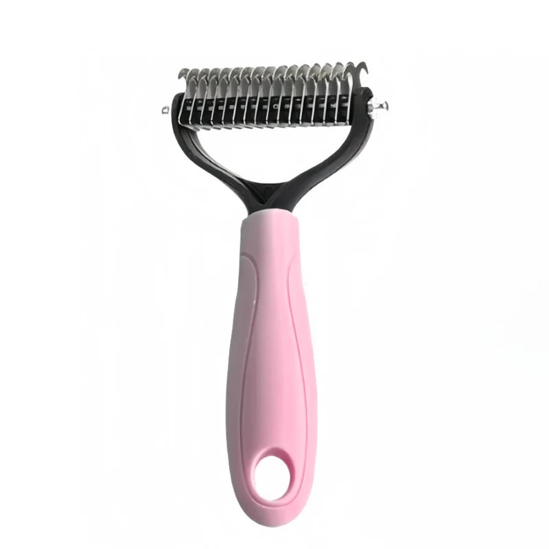 Dual-Sided Pet Grooming Comb for Dogs & Cats