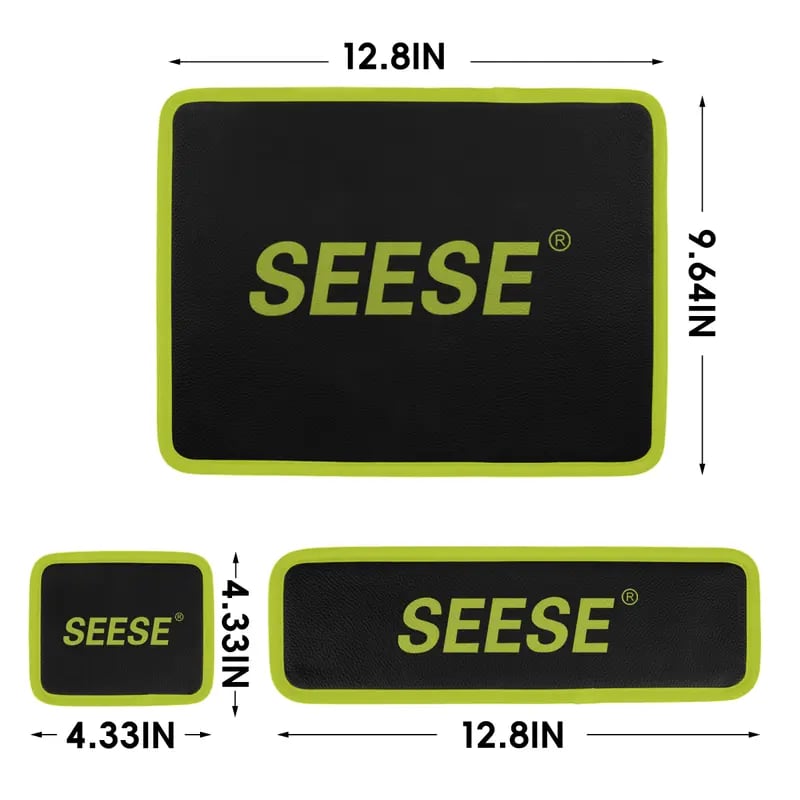 🔧 3PC Flexible Magnetic Tool Tray Set – Non-Slip, Powerful Grip for Auto Repair & Workshop 🔩