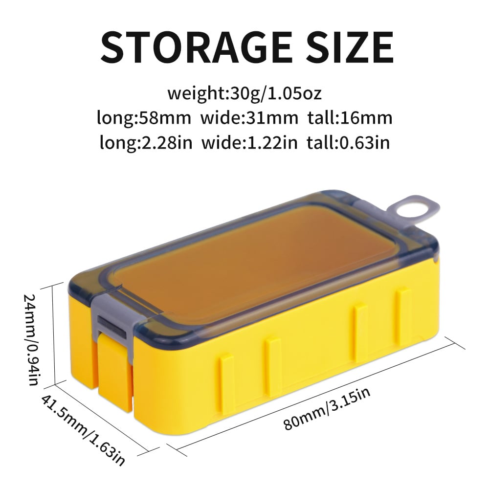 💥🔥Hot Listing🧲🎣Tackle Storage Box Water Resistant Magnetic(3-Pack)