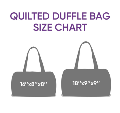 Hippie Van Quilted Duffle Bag