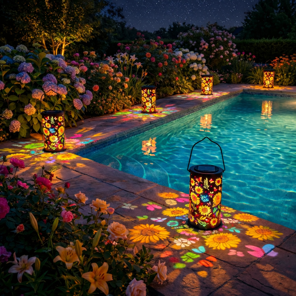 Colorful Sunflower Glow Solar Garden Lantern🌻10,000 Sold This Week🏆