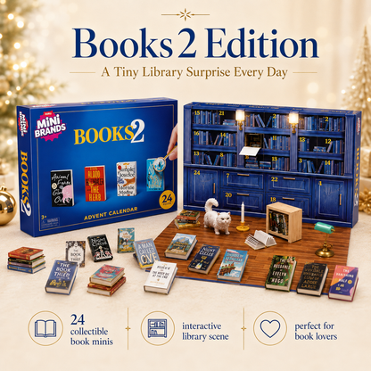 🎁 Open a Tiny Surprise Every Day – Miniature Books & Masterpieces Advent Calendar Collection