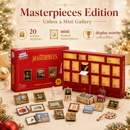🎁 Open a Tiny Surprise Every Day – Miniature Books & Masterpieces Advent Calendar Collection