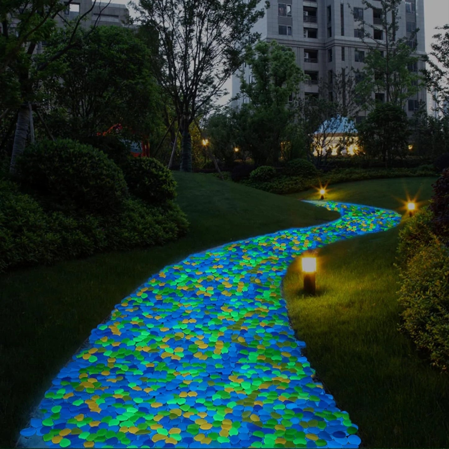 💥LAST DAY SALE 50%OFF💥🌈Colorful Glow-in-the-Dark Garden Stones