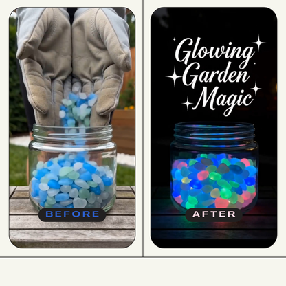 💥LAST DAY SALE 50%OFF💥🌈Colorful Glow-in-the-Dark Garden Stones