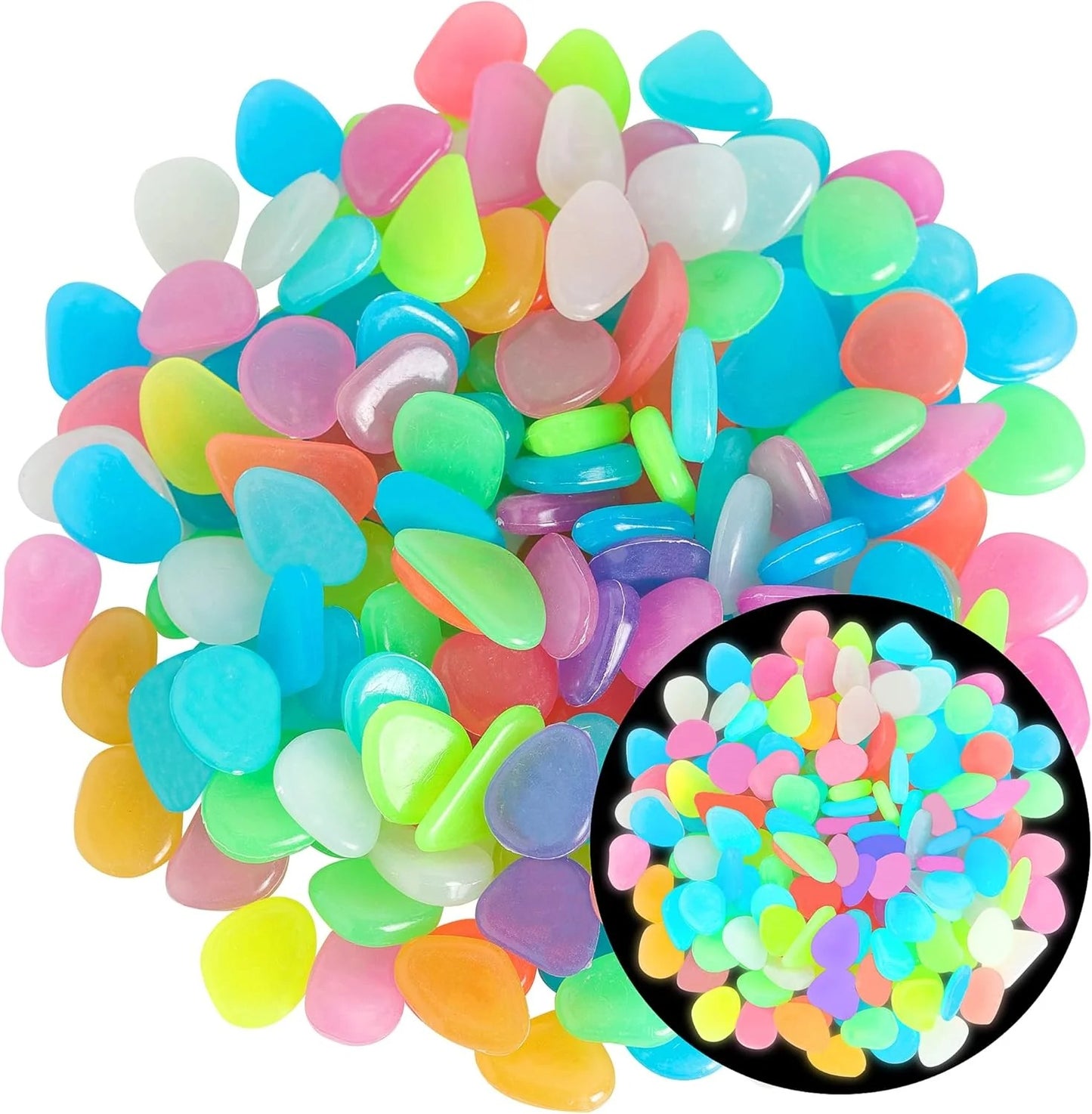 💥LAST DAY SALE 50%OFF💥🌈Colorful Glow-in-the-Dark Garden Stones