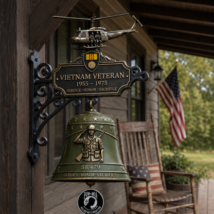 🔔 Last Day Promo: 49% OFF - 🥇 -Vietnam Veteran Tribute Wall Bell