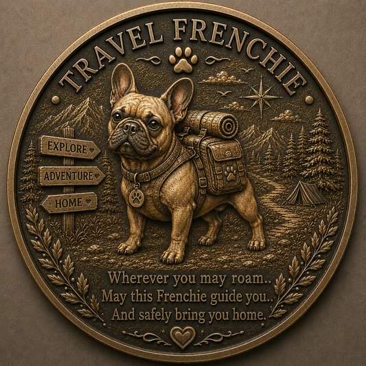 🐾 Travel Frenchie Lucky Coin