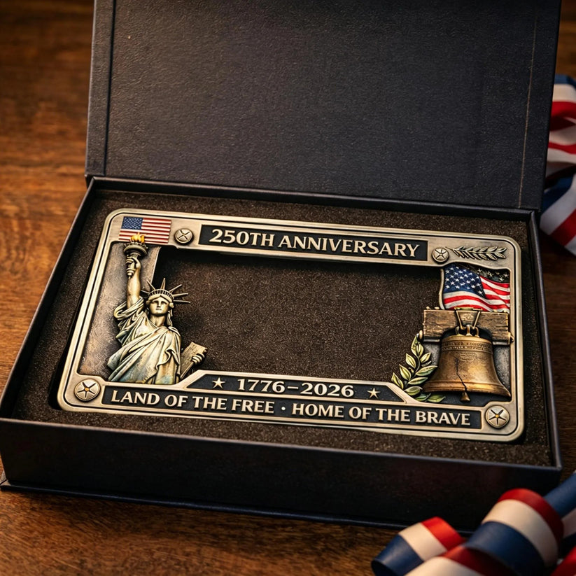🔥LAST DAY 50% OFF-🦅250th Anniversary Commemorative License Plate Frame