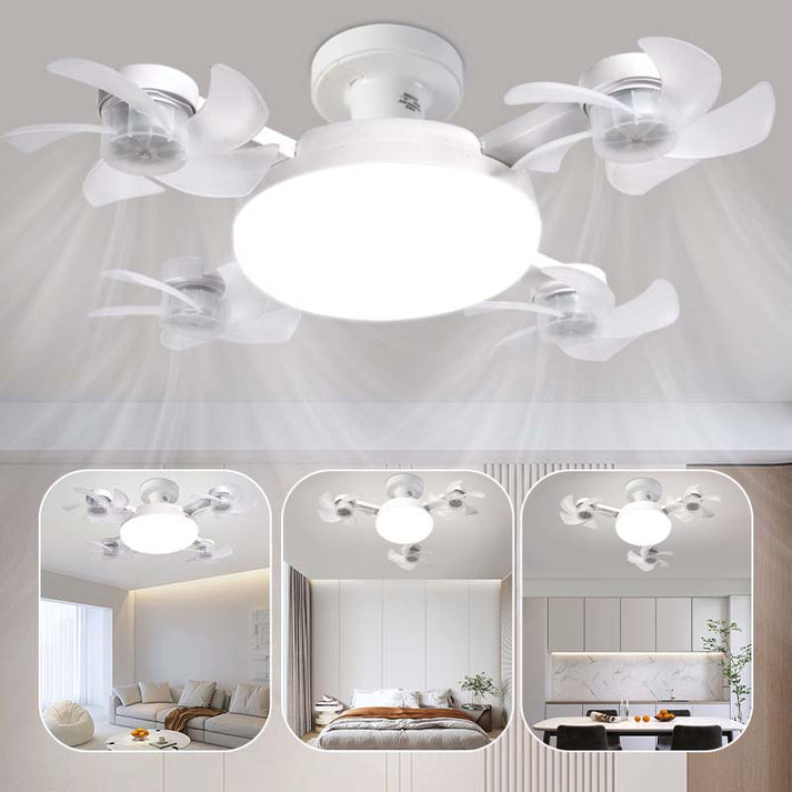 🌀50% OFF NOW! 💡 Ceiling Fan with E27 Socket – Silent 2-in-1 LED Fan with Remote Control – Cool & Light in One 🏠