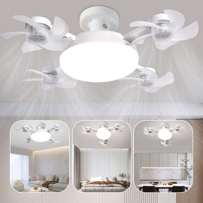 🌀50% OFF NOW! 💡 Ceiling Fan with E27 Socket – Silent 2-in-1 LED Fan with Remote Control – Cool & Light in One 🏠