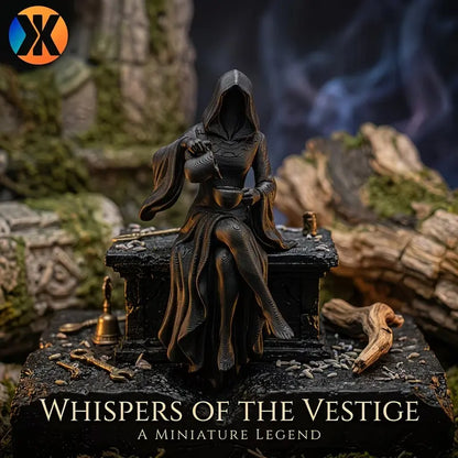 Dark Gothic Death God Sculpture