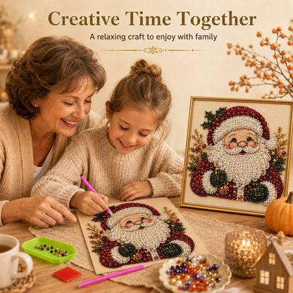 🎄 DIY Christmas Pearl Diamond Painting Art Kit With Frame (📦Buy 2 Free Shipping)