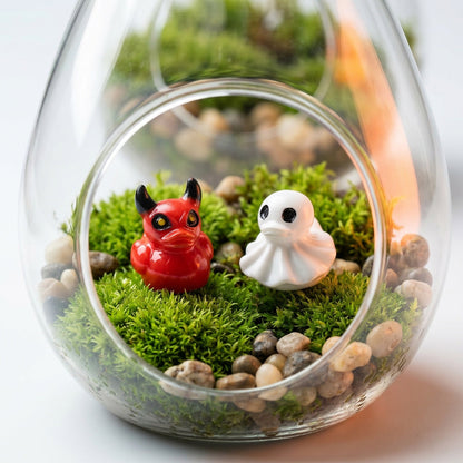 👻Mini Demon Ghost Skull Resin Duck Desktop Decoration Item