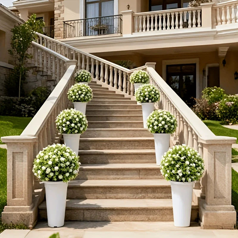 🔥Artificial potted trees with ground stakes