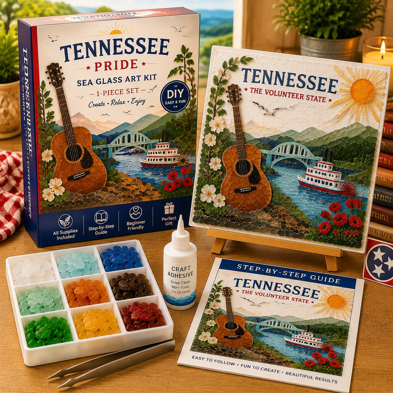 🇺🇸[State] Pride Sea Glass Art Kit