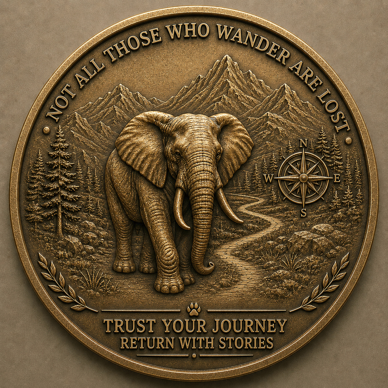 🐘 Travel Elephant Lucky Coin