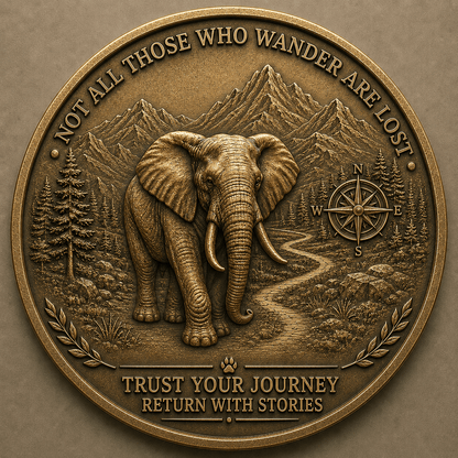 🐘 Travel Elephant Lucky Coin