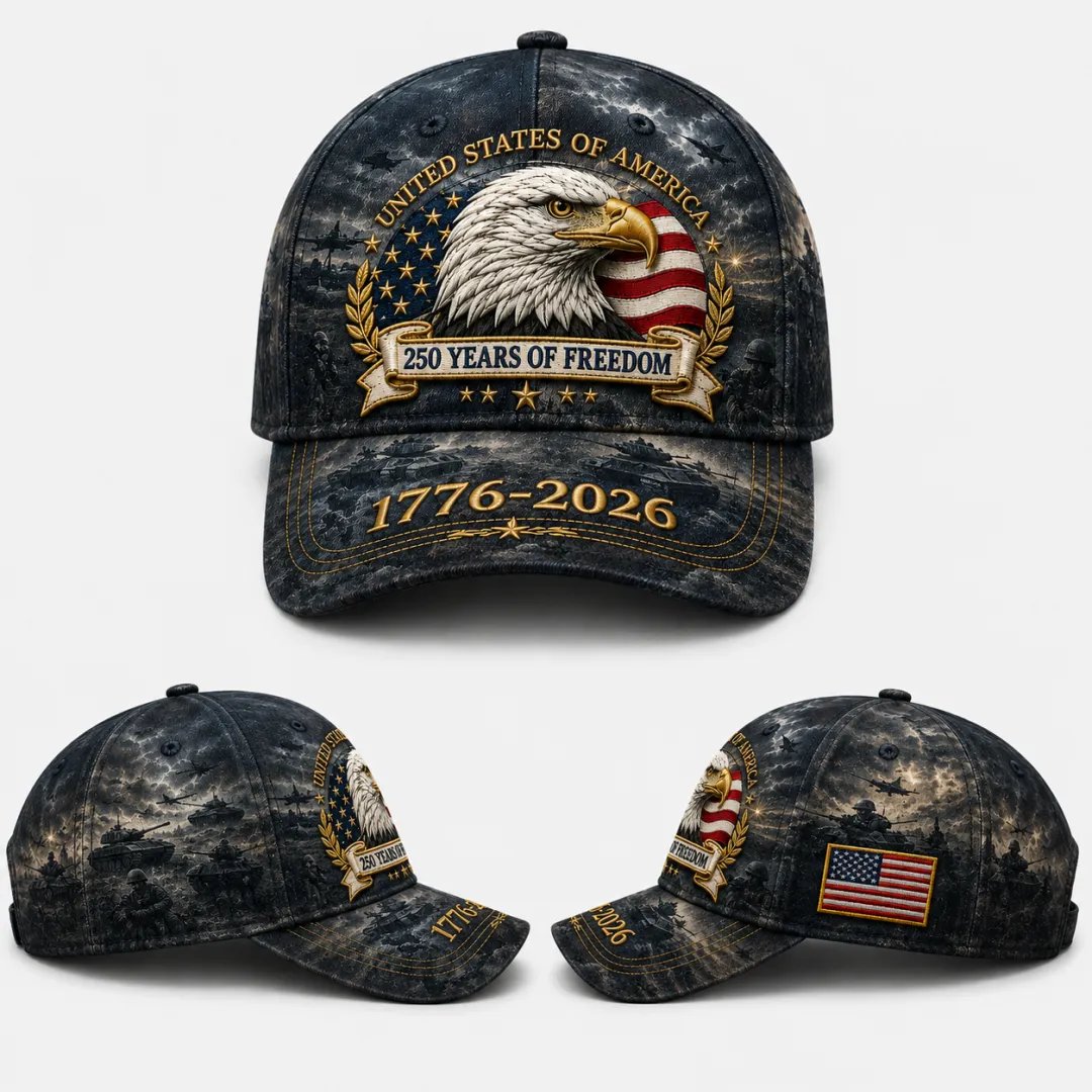 ✨250 Years of Freedom Eagle Cap❤️A proud tribute to America’s strength, sacrifice, and enduring spirit
