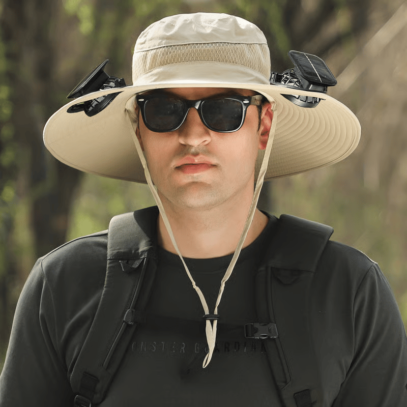 🌞Ultralight Solar Fan Sun Hat with Mist Spray – ✨Lighter Than a Baseball! ⚾(📦Buy 2 Free Shipping)