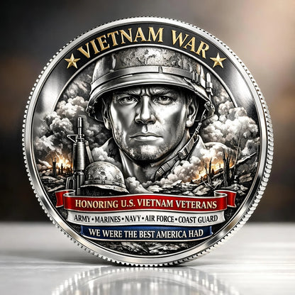 US Military Challenge Coin | 3D Enamel Commemorative Veteran Gift & Collection