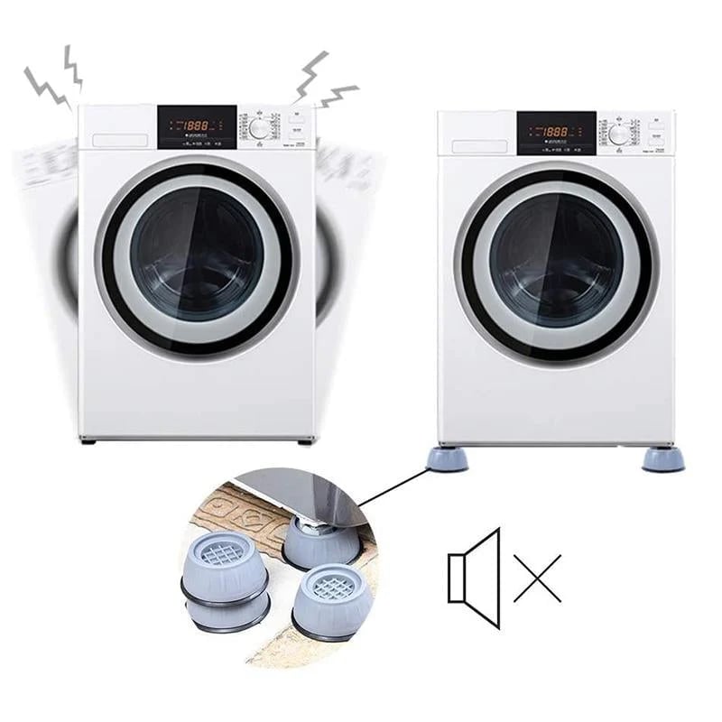 🔥LAST DAY SALE 49% OFF-🏡  Anti-Vibration Washing Machine Pads (4PCs) - Noise Reducing & Stabilizing Base for Quiet Operation and Floor Protection 🧼🔇